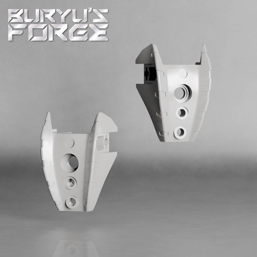 Carapar Thigh and Shoulder Armor (Pair)