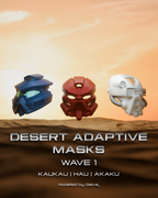 Desert-Adapted Nuva Masks | Akaku, Kaukau, Hau | Wave 1